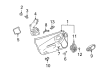 1999 Chevy Corvette Power Window Switch Diagram - 19209381