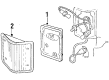 1994 GMC K3500 Tail Light Diagram - 14040878