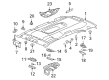 2008 GMC Envoy Door Handle Diagram - 15269142