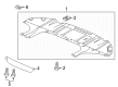 GMC Underbody Splash Shield Diagram - 23463196