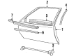 1992 Chevy Lumina Weather Strip Diagram - 10155764