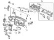 GMC Envoy Dash Panel Vent Portion Covers Diagram - 15032562