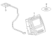 Cadillac Escalade ESV Antenna Diagram - 10396716