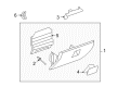 2011 GMC Canyon Door Striker Diagram - 15171370