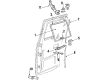 Chevy V10 Suburban Door Striker Diagram - 15712557