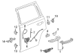 2016 Chevy Suburban Door Latch Cable Diagram - 23140716