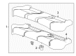 Chevy Cruze Limited Seat Cushion Pad Diagram - 95025119