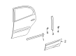 2000 Pontiac Bonneville Door Moldings Diagram - 12483104