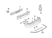 2002 Buick Regal Bumper Diagram - 12369159