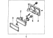 1987 Oldsmobile Cutlass Salon Headlight Diagram - 16505841