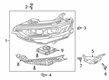 2022 Cadillac XT6 Headlight Diagram - 85000016