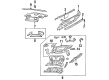 Buick Park Avenue Floor Pan Diagram - 25650782