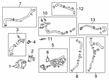 2022 Cadillac XT6 Cooling Hose Diagram - 55487351