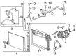 Chevy Malibu A/C Condenser Diagram - 85134377