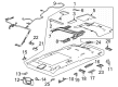 2016 Cadillac XTS Door Handle Diagram - 22894407