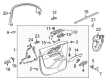 2023 GMC Terrain Weather Strip Diagram - 84796475