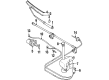 2004 Oldsmobile Bravada Windshield Wiper Diagram - 15757007