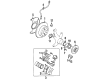 1999 Chevy Metro Parking Brake Shoe Diagram - 91173570