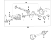 GMC Yukon XL Pinion Bearing Diagram - 84881466