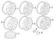 2023 GMC Acadia Spare Wheel Diagram - 23413107