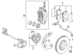 2019 Cadillac CT6 Brake Pad Diagram - 84701020