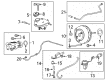 Buick LaCrosse Brake Booster Vacuum Hose Diagram - 23248088