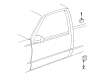 1989 GMC C2500 Door Moldings Diagram - 15607305