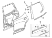 Chevy Door Moldings Diagram - 84241760