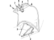 Cadillac Catera Tailgate Lift Support Diagram - 90493850