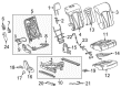 2016 Buick Envision Seat Cushion Pad Diagram - 23372959