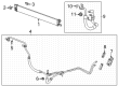 Chevy Silverado 3500 HD Transmission Oil Cooler Hose Diagram - 85584364