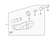 Hummer H3T TPMS Sensor Diagram - 15122619