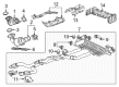 2020 Chevy Camaro Exhaust Hanger Diagram - 23200936