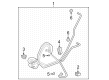 Chevy Sonic Automatic Transmission Oil Cooler Line Diagram - 95205568