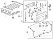 2010 Chevy Silverado 3500 HD Exhaust Heat Shield Diagram - 15214283