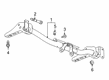 2020 Chevy Silverado 1500 Control Arm Bolt Diagram - 11589355