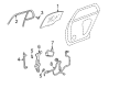 2000 Cadillac DeVille Window Regulator Diagram - 19244837