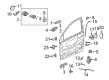 2003 Saturn Ion Door Striker Diagram - 20801141