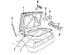 1988 Cadillac Allante Trunk Lock Cylinder Diagram - 1646201