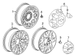 Chevy Silverado 3500 HD Spare Wheel Diagram - 84742720