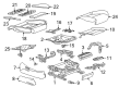 2019 Cadillac CT6 Seat Cushion Pad Diagram - 84008954