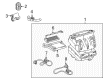 2009 Pontiac Vibe Heater Core Diagram - 19184651