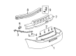 Saturn Bumper Diagram - 22698403