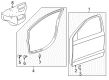 2010 Pontiac Vibe Door Seal Diagram - 19184151