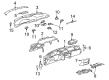 Pontiac Sunfire Dash Panel Vent Portion Covers Diagram - 22725389