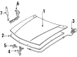 Pontiac Grand Prix Hood Latch Diagram - 10167398