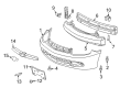 2004 Chevy Cavalier Bumper Diagram - 12335629