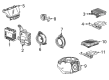 Buick LaCrosse Car Speakers Diagram - 84501693