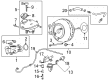 2013 Cadillac XTS Brake Booster Vacuum Hose Diagram - 23226568