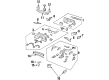 2002 Pontiac Firebird Emblem Diagram - 12455216